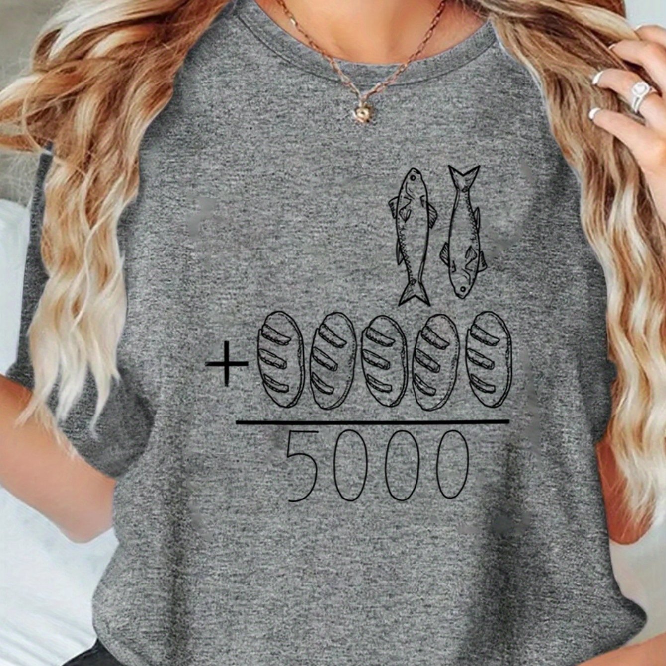 TWO FISH AND FIVE BREAD T-SHIRT
