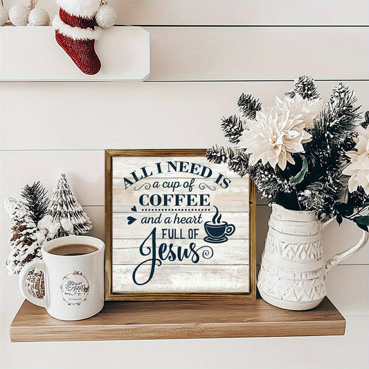 WOODEN CHRISTIAN WALL MOUNT